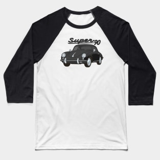 356 B Super 90 gt coupe Car classic vintage retro black Baseball T-Shirt